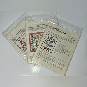 Distinctive Designs Susan R DuLaney Quilt Lot of 3 In Package Not Used